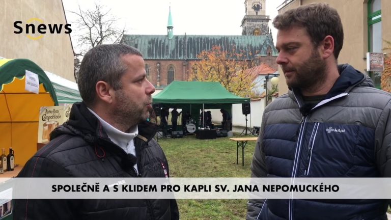 Pozvánka do Nymburka na akci Společně a s klidem pro kapli sv. Jana Nepomuckého