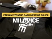 Předání sponzorského daru místní Městské policii Milovice Předání sponzorského daru místní Městské policii Milovice