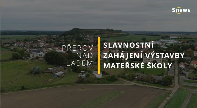 V Přerově nad Labem byla zahájena stavba nové mateřské školy s dětskými skupinami