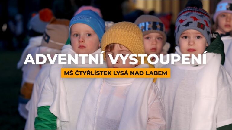 Adventní vystoupení dětí z MŠ Dráček v Lysé nad Labem