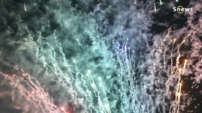 Novoroční ohňostroj v Benátkách nad Jizerou 2026