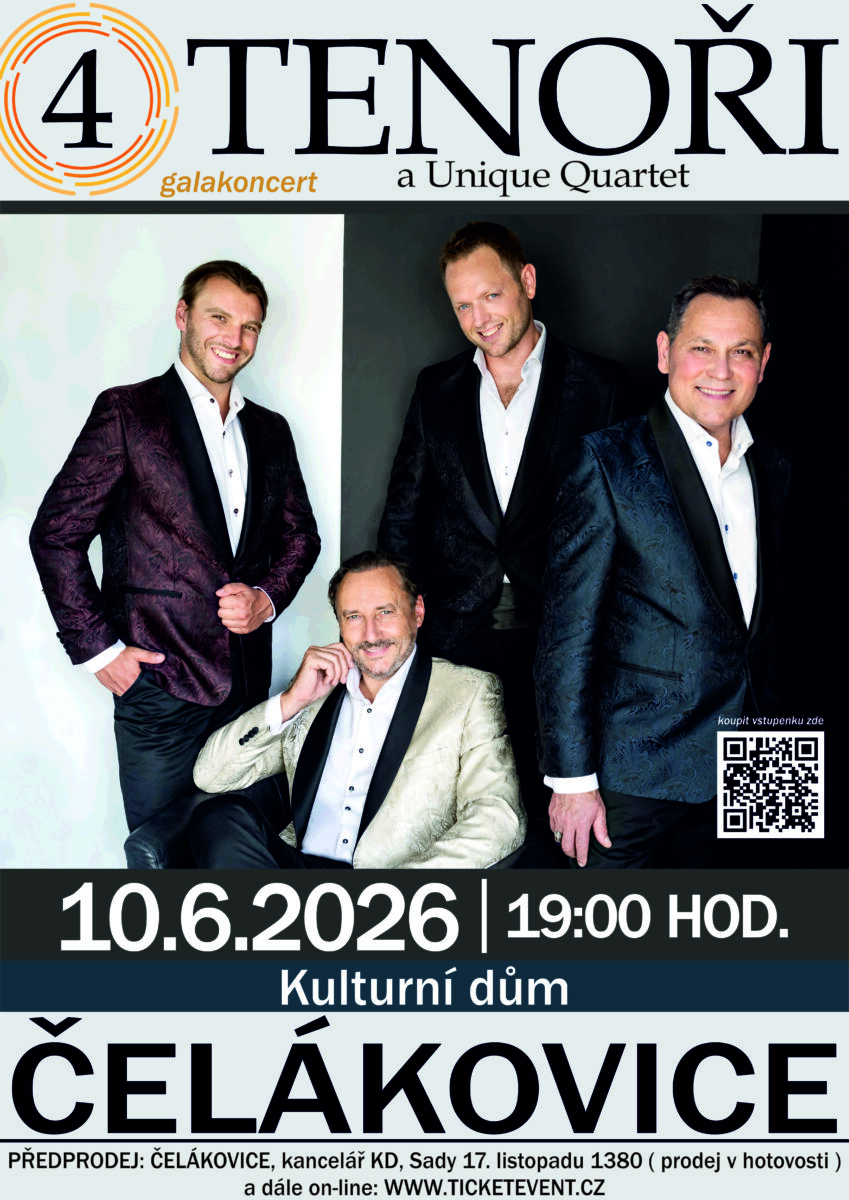 4 Tenoři a Unique Quartet — KD Čelákovice