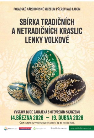 Sbírka kraslic Lenky Volkové — skanzen Přerov nad Labem