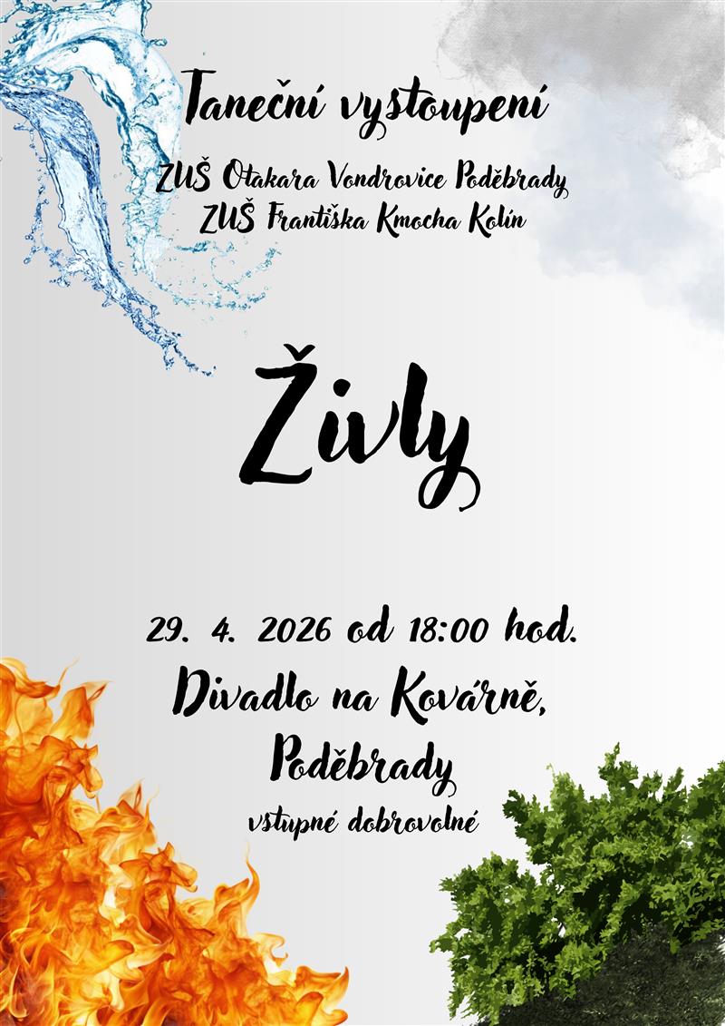 Živly — taneční vystoupení ZUŠ Poděrady